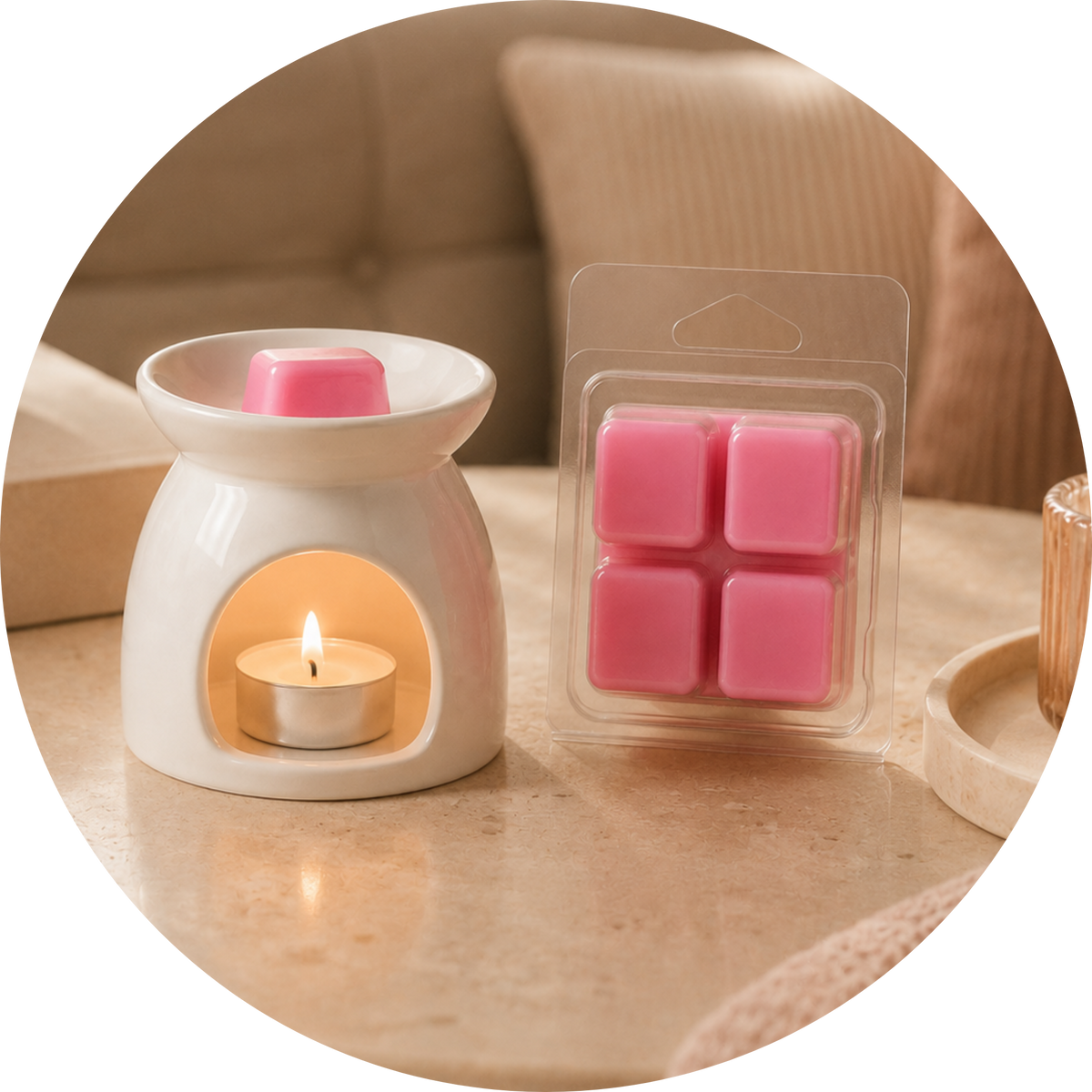 Collection fondants parfumés pour brûleur longue durée – Selmaya Bougies