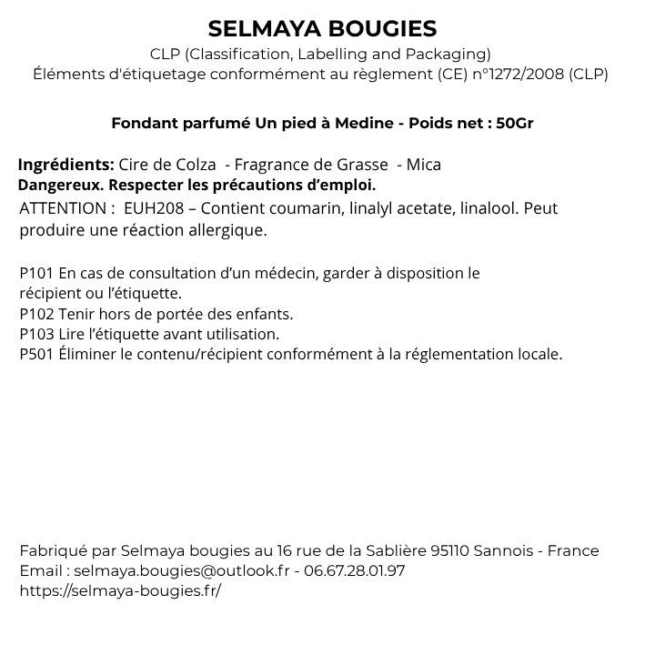 Fondant parfumé Amande Douce