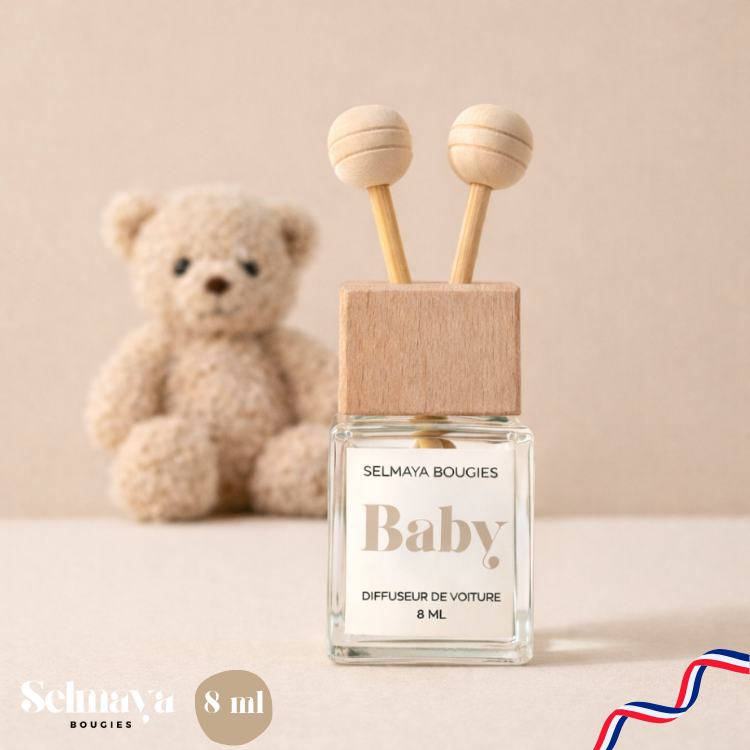 Baby - Diffuseur de parfum voiture longue durée | Selmaya bougies