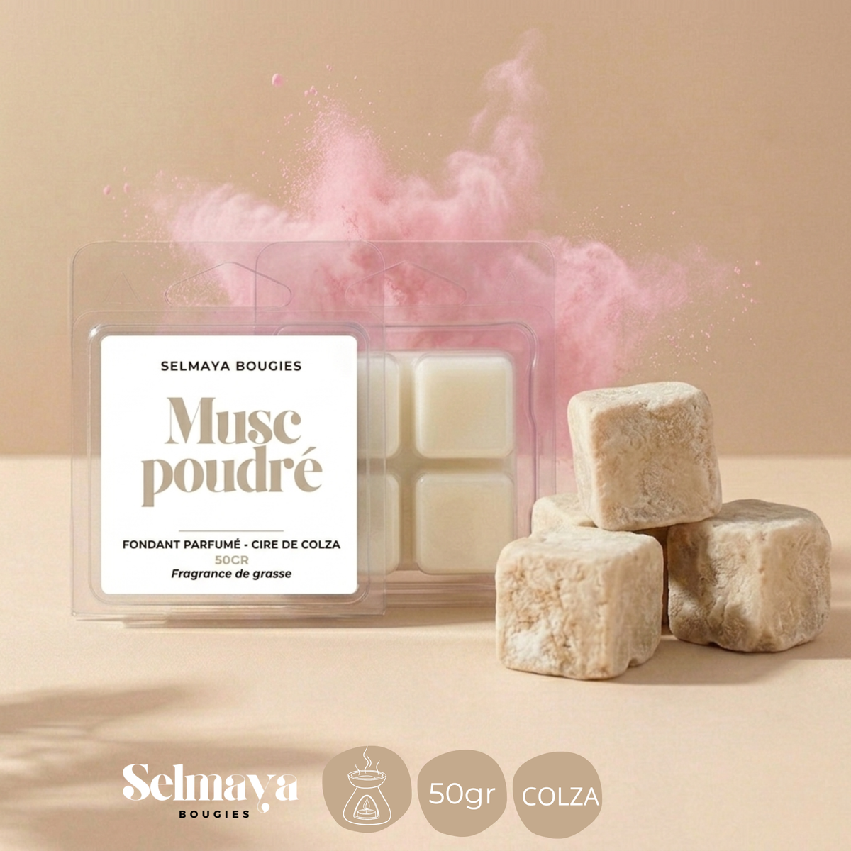 Fondant parfumé Musc Poudré