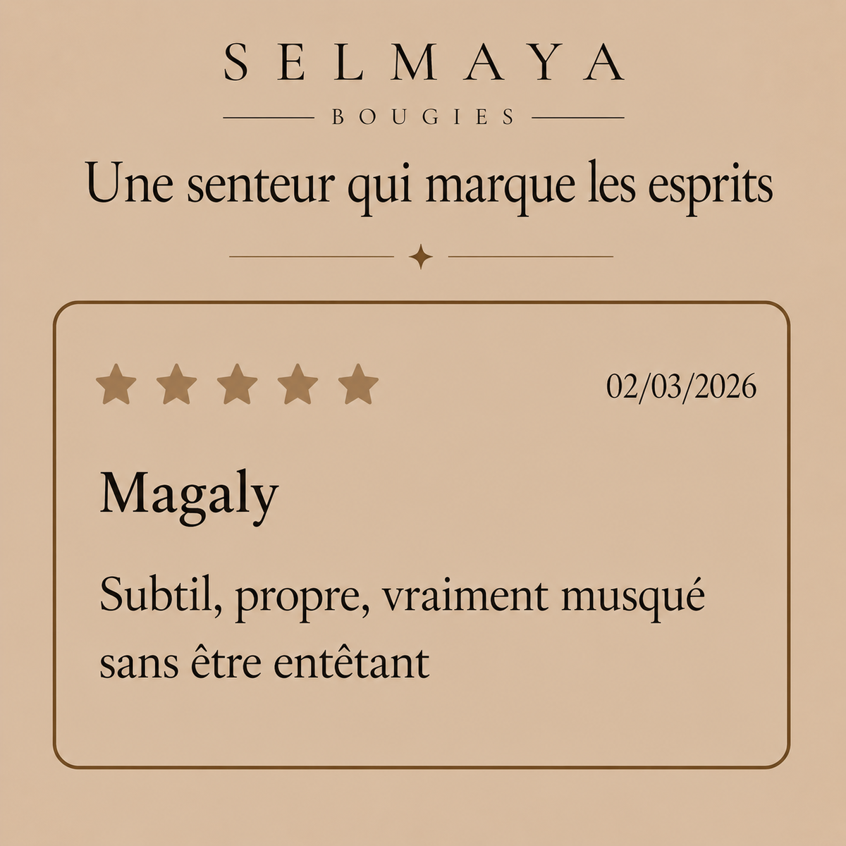 Fondant parfumé Musc Blanc